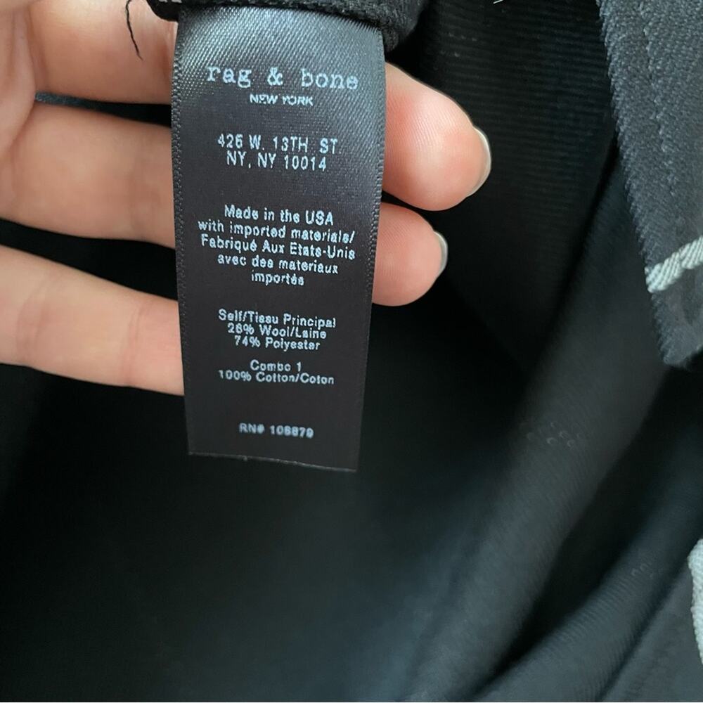 Rag & Bone Windowpane Print Skirt Size 6 - image 8